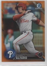 2016 Bowman Chrome Prospects Orange Refractor 12/25 Jorge Alfaro #BCP103 0g4