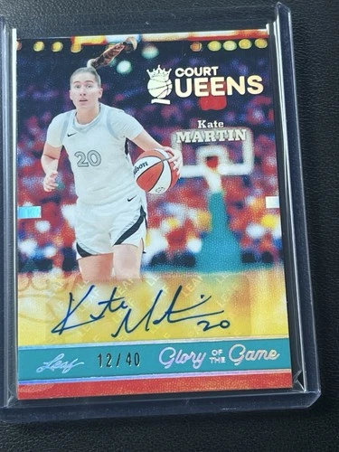 2025 Leaf For The Love Of The Game Kate Martin Court Queens Auto  /40