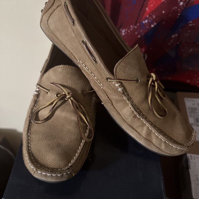 Preowned Sz 14 - Polo Ralph Lauren Wyndings Tan Matte Brown Ready To Ship