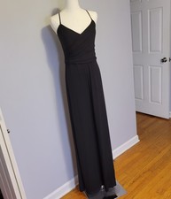 Ralph Lauren Purple Label Sleeveless Twist Front Jumpsuit Womens Large 2490
