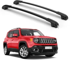 Richeer 220LBS Roof Rack Cross 2015-2024 Renegade (Anti-theft lock), Black 
