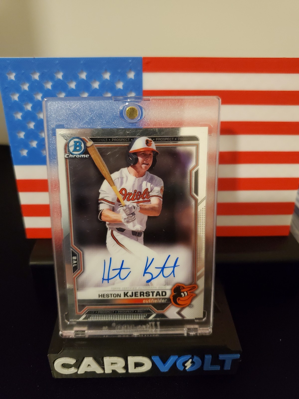 2021 Bowman - Chrome Prospects Autographs Heston Kjerstad #CPA-HK (AU, RC)