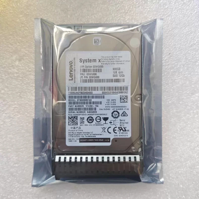 (未使用･未開封品)　Lenovo(旧IBM) 00MM695 Lenovo Storage 2.5型 900GB 10k SAS HDD kmdlckf Lenovo 2.5 in Form Factor Internal Hard Disk Drives 900 GB Storage