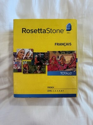 Rosetta Stone French/Francais Level 1-5 Set CD-ROM No Headphones