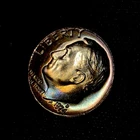 1974 - D - Roosevelt Dime - Bu - Toned - Combine Shipping