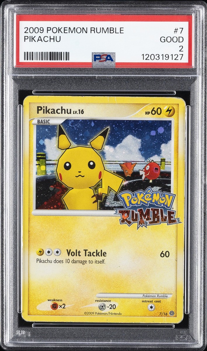 2009 POKEMON RUMBLE #7 PIKACHU PSA 2 | eBay