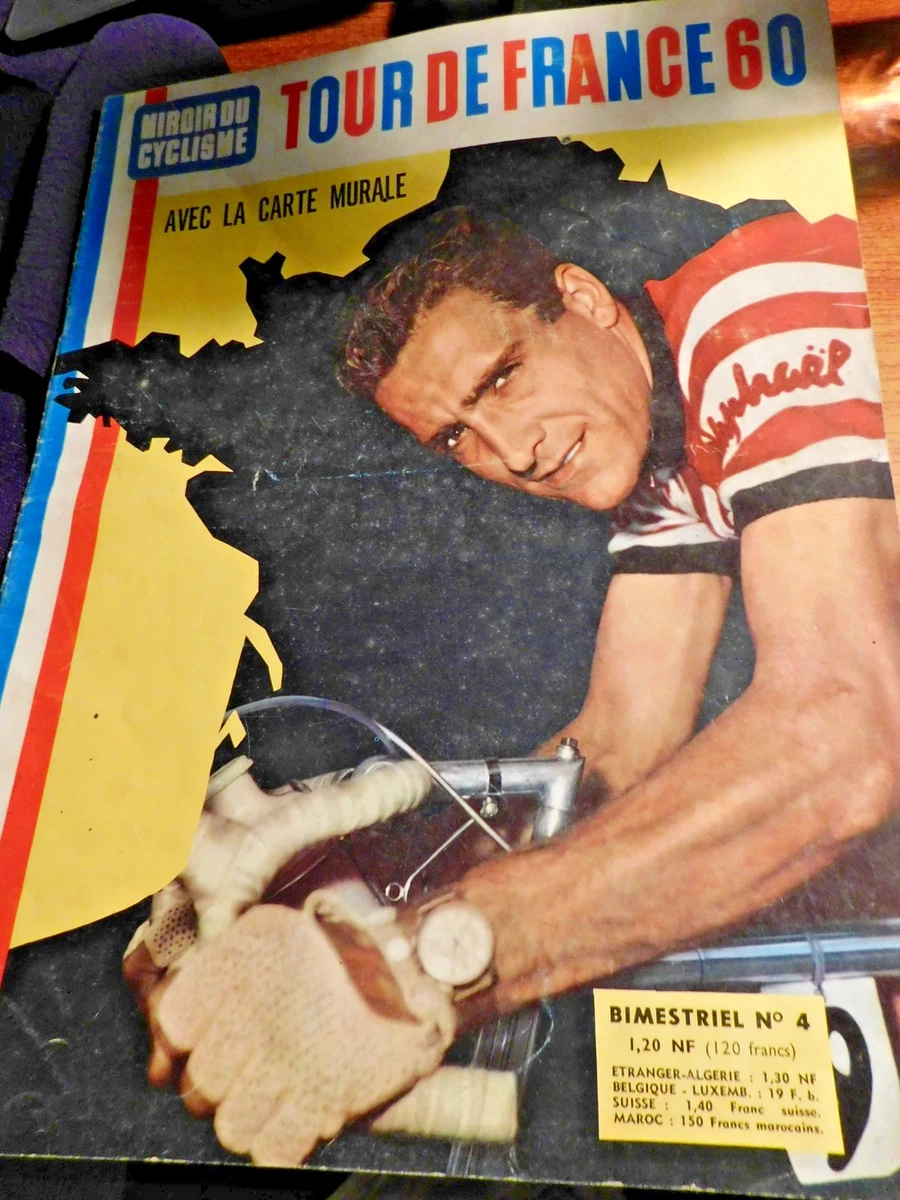 Poster Vintage Miroir Du Cyclisme - Tour De France Années 60 - CHAPPE - Parfait état