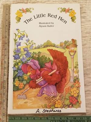 1992 The Little Red Hen Alyson Butler PreK Oversize Easel Big Book Teacher