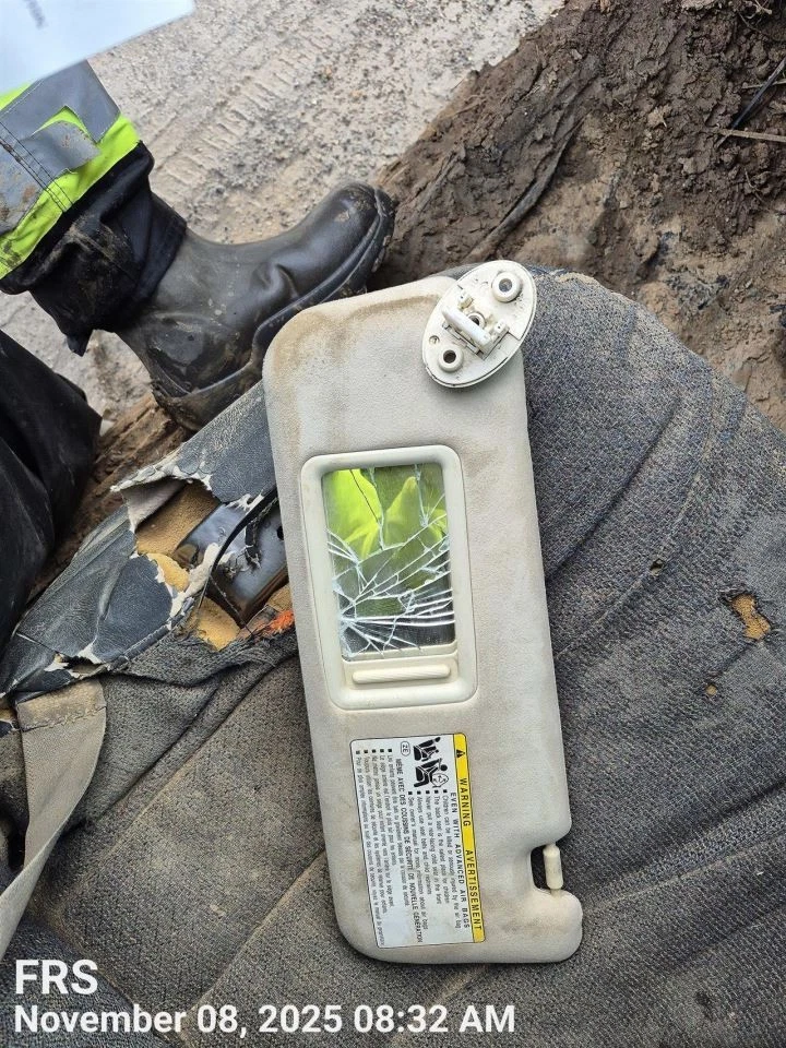 TAN LEFT SUN VISOR 7432033D10A2 2013-2015 LEXUS ES300H Foto 2 de 4