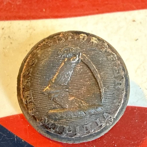 Dug Civil War 💥 🇺🇸 💣 Massachusetts Militia Coat Button