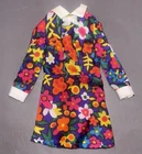 Vintage Barbie Doll Mod Marcia Brady Floral Dress Best Buy #3347