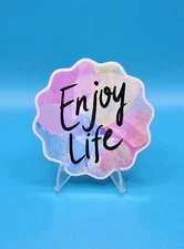 Enjoy Life Sticker - Water Bottles Laptop 3-Inch Free shipping
