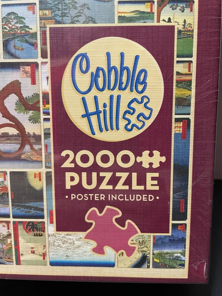 Cobble Hill 100 famosas vistas de Edo 2000 piezas Hiroshige sierra caladora rompecabezas nuevo Foto 2 de 4