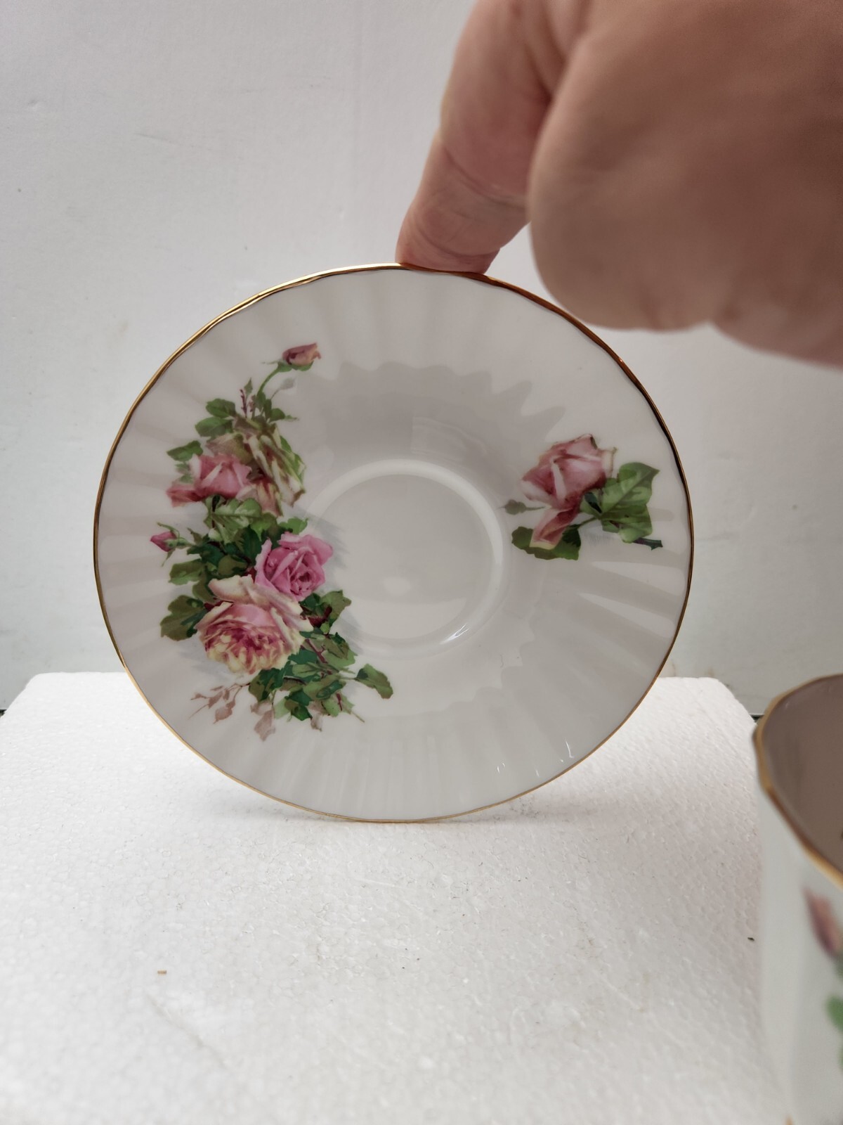 Duchess Roses Tea Cup & Saucer Set Made In England