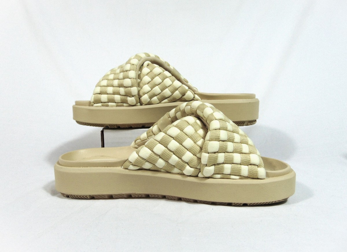 Nike Air Jordan Sophia Gold Checkerboard Womens Slide Sz 9 Nike Air Jordan Sophia Gold Checkerboard Womens Slide Sz 9