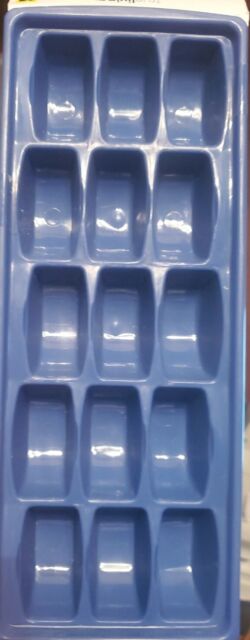 Ice Cube Trays Set Of 3 Pack Blue 15, Small Round Ice Trays