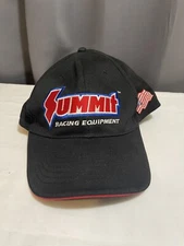 Summit Racing Equipment Hat Black Adjustable Strap