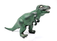 Rare Vintage Soft Rubber T-Rex Dinosaur Hand Puppet Hong Kong 8x5 Action Figure