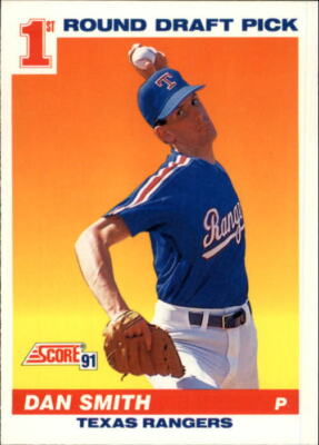 1991 Score #384 Dan Smith RC - NM