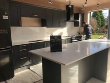 Best Price Kitchen WORKTOPS - Carrara - Calacatta Sample only £1.99