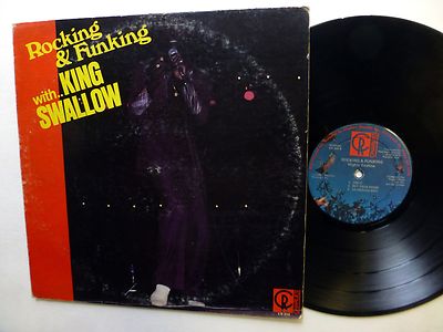 KING SWALLOW Rockin & Funking With LP Calypso #562 Vinyl 12'' 33 RPM VG+