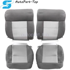 For Ford F150 XLT STXFX4 2004-2008 Driver Passenger Cloth Seat Cover Dark Gray