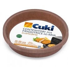 CUKI CONTENITORI PER FRIGGITRICE AD ARIA 5 PEZZI IB CARTA FORNO ANTIADERENTE