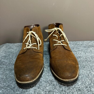 Vince Camuto Shoes Mens 13 M Brown Chukka Lace Up Boots  display picture 1