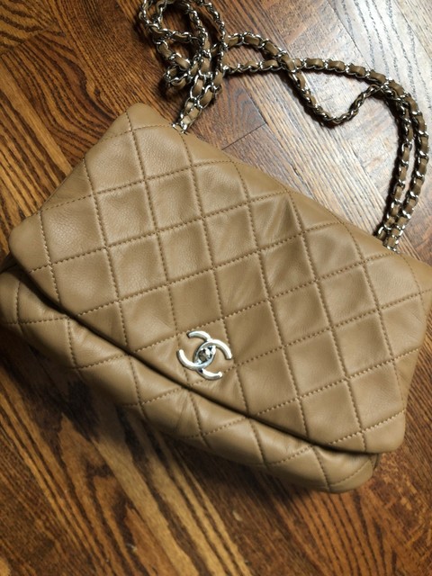 caramel chanel bag