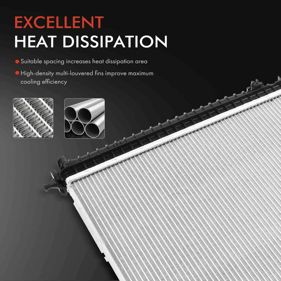 Radiador con enfriador de aceite Trans para Mercedes-Benz W166 GL350 GLE350 ML350 GLS350d Foto 4 de 4