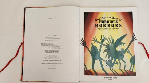 The Monster Book of Horrible Horrors by Peter Haswell, Hardcover, 1995 - Picture 4 of 12