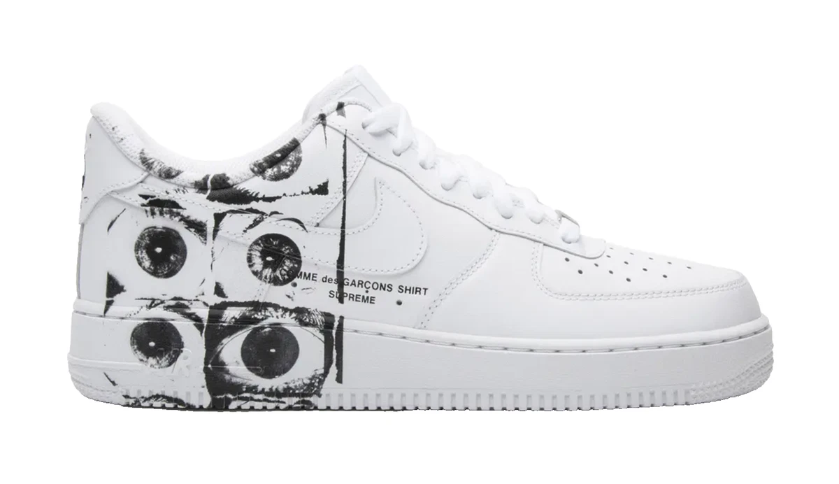 Nike Supreme x Comme des Garçons SHIRT x Air Force 1 Low Eyes for