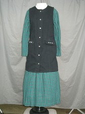 Victorian Maid Dress Womens Edwardian Costume Civil War Reenactment Farm