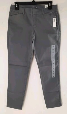 Old Navy Pixie Grey Mid-rise Pants. Size 6