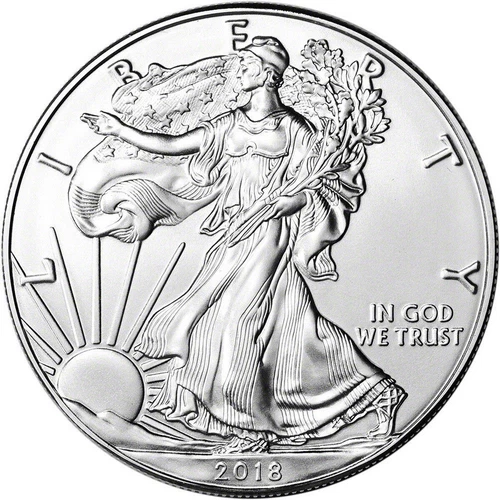 2018 US Mint American .999 Silver Eagle Bullion Coin Uncirculated ~ Free Ship
