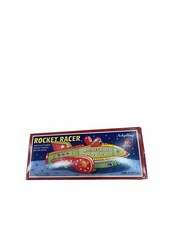 RARE VINTAGE 8" TIN ROCKET RACER FRICTION POWER SCHYLLING Never Played With