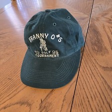 Vintage OTTO Franny O's Green Golf Tournament Adjustable Hat