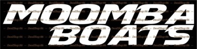 Moomba Boats - Outdoor Sports - Car/SUV/Truck Vinyl Die-Cut Peel N' Stick Decals