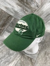 Nike Team Michigan State University Hat Ball Cap Strap Back MSU Green Big Logo