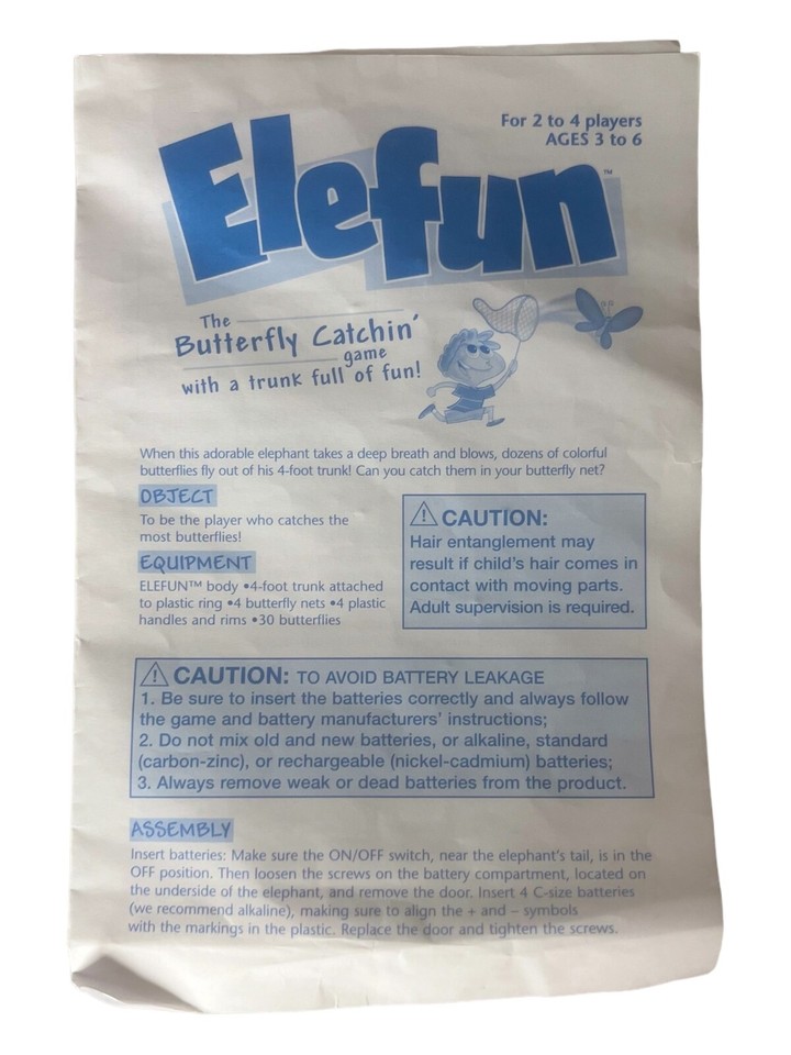 Hasbro Elefun The Elephant Game Replacement Parts Pieces You Pick!! | eBay