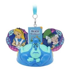 NUEVO Sombrero Oreja Mickey Mouse Alicia en el País de las Maravillas Parques Disney Adorno de Navidad