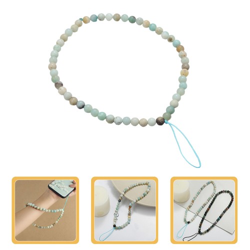Beaded Phone Chain Cell Phone Hanging Rope Phone Case Bead Strap - 第 1/10 張圖片