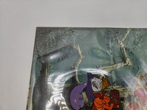 🌟 Celuloide de 3 capas vintage Walt Disney Ludwig Von Drake Disney PRODUCCIÓN CEL - Imagen 7 de 11