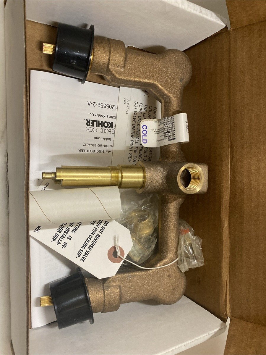 Kohler Coralais 1/2 In-Wall Three-Handle Bath and Shower Valve