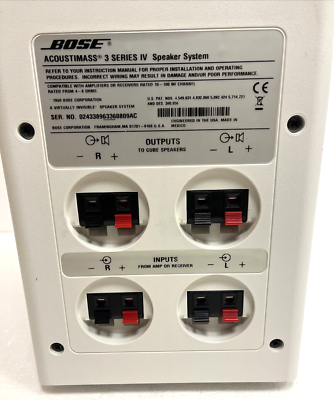 Bose Acoustimass 3 Series IV Subwoofer Speaker System | eBay