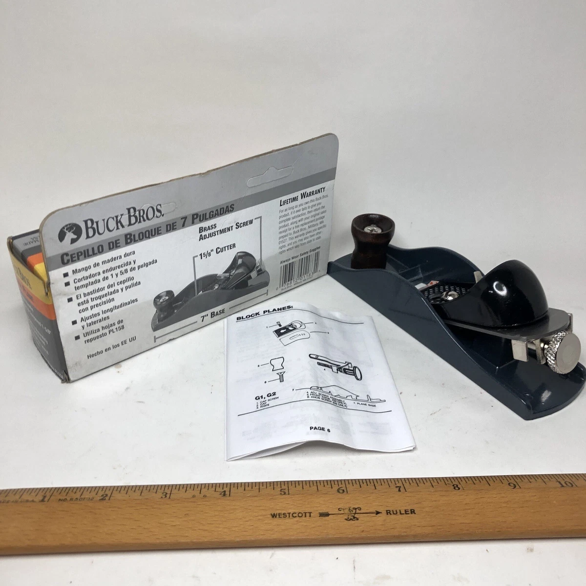 Buck bros 7 on sale inch block plane