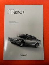 CHRYSLER     SEBRING Limousine Ausstattung  Prospekt Katalog    2005