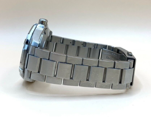 TAG Heuer Aquaracer Men's Black Stainless Steel Men's Watch WAY1110 - Picture 5 of 16