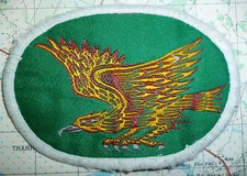 Original Silk Patch - ROK - 1st Special Forces - KOREA SF - Vietnam War - B.648