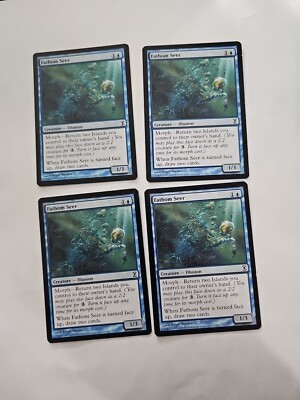 MtG Fathom Seer NM/LP x4 - Time Spiral